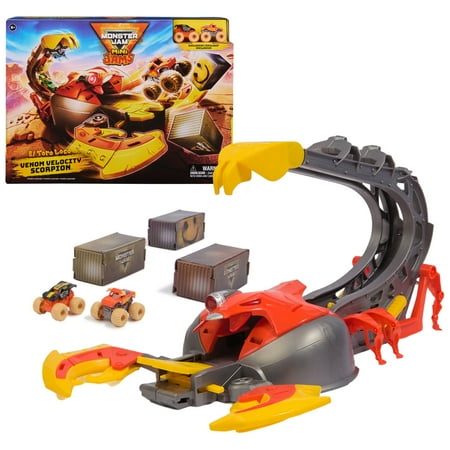 Monster Jam, El Toro Loco Venom Velocity Scorpion Playset, for Ages 3 and up (New)