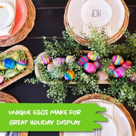 The EggMazing Easter Egg Mini Decorator Kit Arts and Crafts Set - Includes Egg Decorating Spinner and 6 Markers [Packaging May Vary]