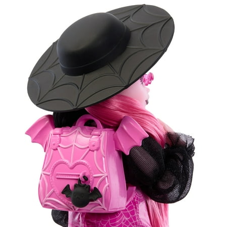 Monster High Draculaura Fashion Doll with Pet Bat-Cat Count Fabulous and Accessories