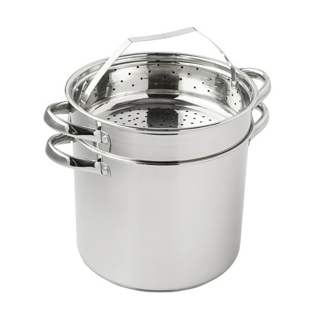 Mainstays 4-Piece Stainless Steel 8 qt Cooker Multipot Set