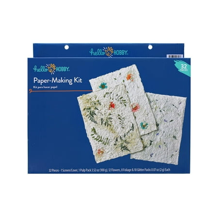 Hello Hobby Multicolor Paper Making Kit, Crafting Project - 32 Pieces Adult, Unisex