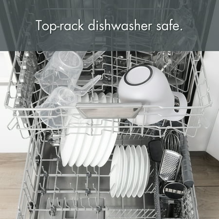 Mainstays 3-Piece Tapered Spout Nesting Plastic Measuring Cups Set, Clear