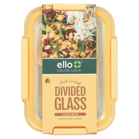 Ello Glass Microwave Safe Fruit, Vegetables Food Storage Container (2 Count)