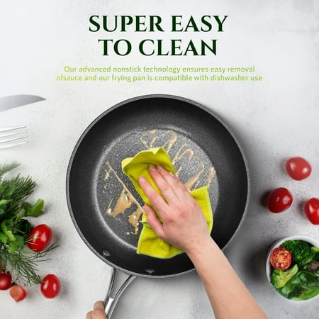 Granitestone 14 Piece Pots and Pans Set Nonstick Cookware Kitchen Set Cooking Stock Pot Frying Skillet Sauce Pan Lids