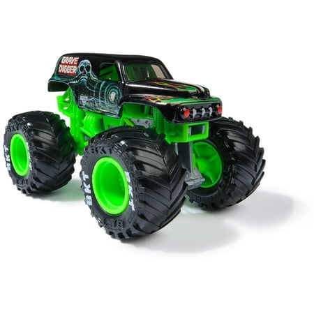 Monster Jam, Official Grave Digger Monster Truck, Die-Cast Vehicle, 1:64 Scale, Kids Toys for Boys Ages 3 and up