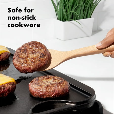 OXO SoftWorks 3 Pc Wooden Cooking Utensil Set, Beachwood