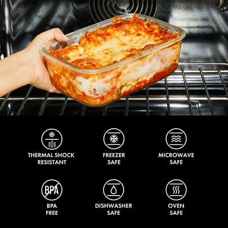 OXO Softworks Smart Seal 1.6 Cup Glass Rectangle Container