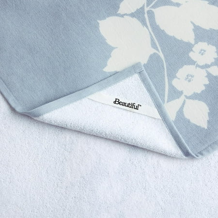 Beautiful 4-Piece Kitchen Towel Set, Blue, Blue