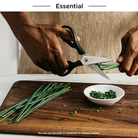 Ninja Foodi NeverDull 10-Piece Essential Knife System with Sharpener, Stainless Steel, K12010