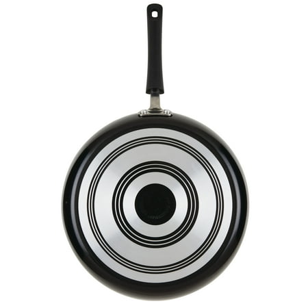 Farberware Easy Clean 22 Piece Nonstick Aluminum Pot and Pan Set, Black, Black