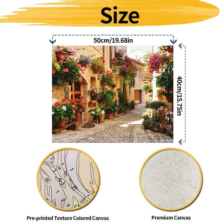 JYLMOOD Paint by Numbers Kit for Unisex Adults Beginner with Full Accessories, Easy Oil Painting Kits On Colored Canvas, 16x20in, Relaxing Art Craft, Other