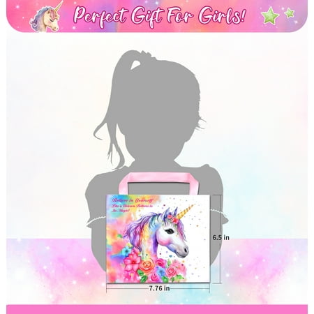 Girls Charm Bracelet Making Kit, Unicorn Birthday Christmas Gifts for Girl Age 8 9 10 11 12 Year Old Teenage Girls Toys, DIY Arts and Craft Kits for Kids Girls, Jewelry Making Kit for Preteen Girls