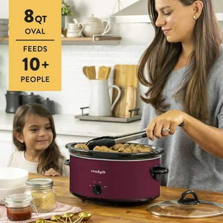 Crock-Pot? Manual 8-Quart Slow Cooker, Rhubarb
