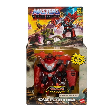 Masters of the Universe Origins Action Figure Horde Trooper Prime, MOTU Toy & Hover Robot