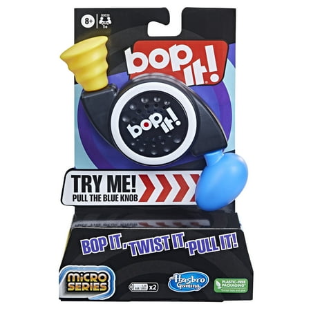 Bop It! Micro Series Electronic Game, Classic Bop It! Gameplay in a Compact Size, Non-Candy Easter Basket Stuffers Gifts