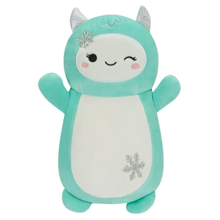 Squishmallows Official Plush 10 inch Teal Yeti Hugmee - Childs Ultra Soft Stuffed Toy