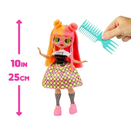 LOL Surprise OMG Neonlicious Fashion Doll with Fashions and Accessories, Ages 4+