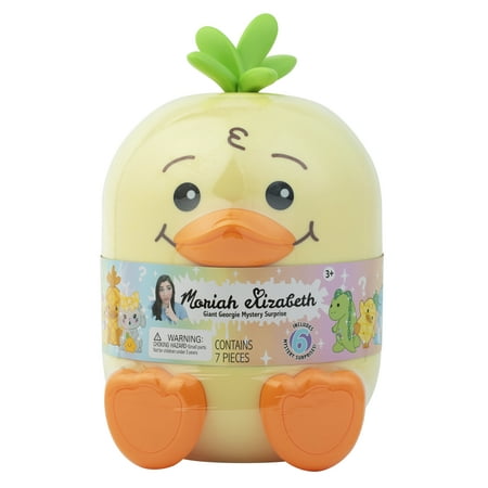 Moriah Elizabeth Giant Georgie Mystery Surprise Egg, Includes 6 inch Plush Toy and Other Surprises, Ages 3 and up