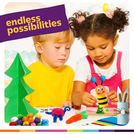 Dan&Darci Crafting Materials Box Kits Multicolor Arts & Crafts Supplies 500 Piece Kit