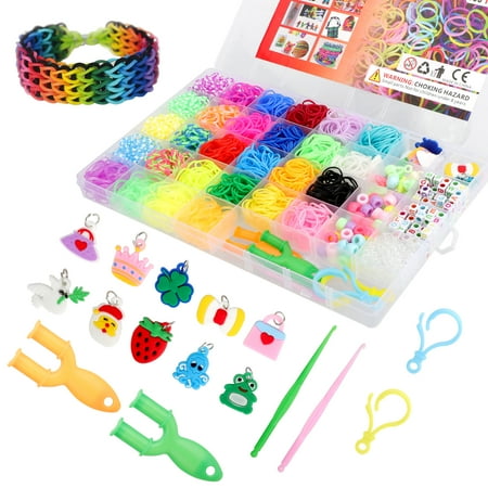 TSV Rubber Band Bracelet Kit, Loom Bracelet Making Kit for Girls DIY Art Craft