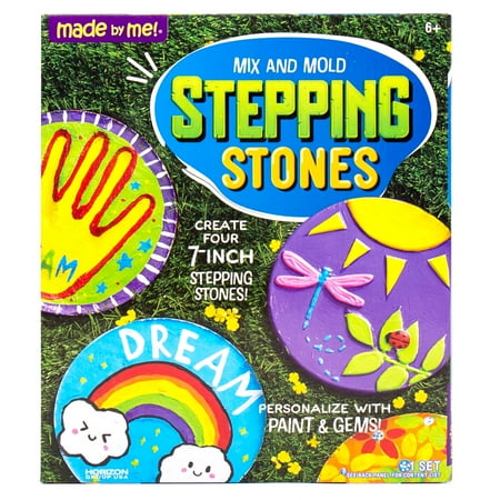 Made By Me Mix & Mold Stepping Stone Kit, Boys and Girls, Child, Ages 6+