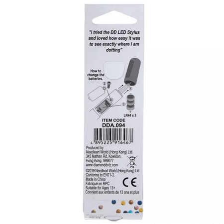 Diamond Dotz Accessories Ergo LED Stylus Diamond Painting Pen - Diamond Art Accessories, Gem Painting Pens with Light, Tools & Supplies for Crafting and Art Projects