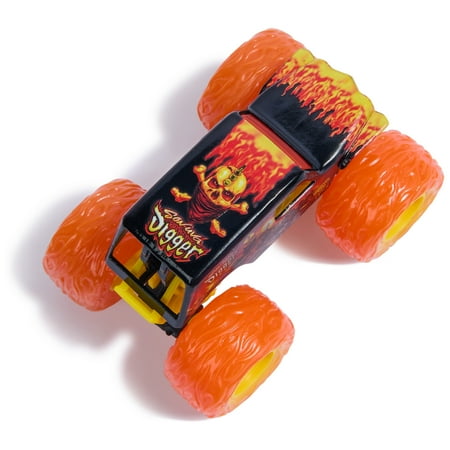 Monster Jam, Official Fire & Ice, Son-Uva Digger and Earth Shaker Die-Cast Monster Trucks, 1:64 Scale, Kids Toys for Boys Ages 3 and up