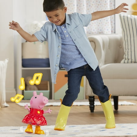 Peppa Pig Toys Peppa?s Muddy Puddles Party Doll, Musical Toys for Girls and Boys Ages 3+