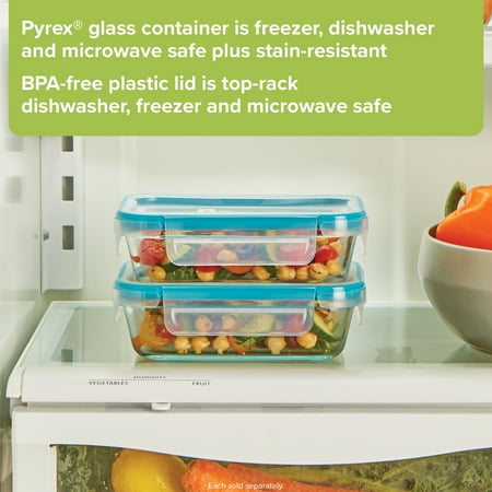 Snapware 2-Cup Total Solution Rectangle Food Storage Container, Glass