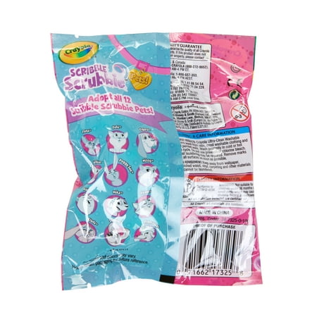 Crayola Scribble Scrubbie Pets 1 Ct Toy, Easter Basket Essentials, Coloring Toy, Kids Easter Toys