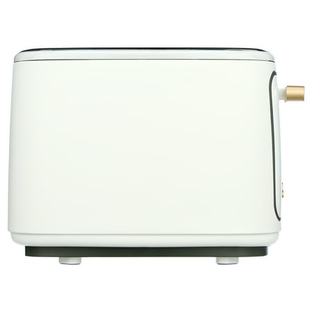 Beautiful 2 Slice Toaster with Touch-Activated Display, White Icing by Drew Barrymore, White