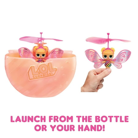 LOL Surprise Magic Flyers: Flutter Star Hand Guided Flying Doll, Collectible, Touch Bottle Unboxing, Gift for Girls Age 6+