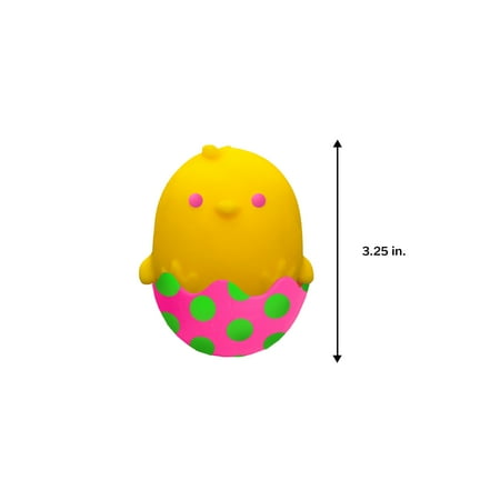 Schylling Needoh ChickaDeeDoos, Squishy Chick with Removeable Shell, Novelty Toy, Children Ages 3+
