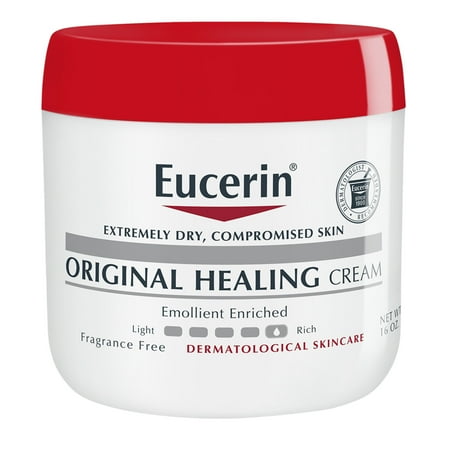Eucerin Original Healing Cream, Body Cream for Dry Skin, 16 oz Jar, 16 oz