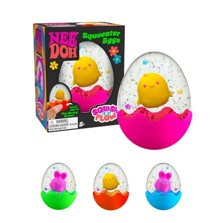 Schylling NeeDoh Squeezter Egg, Squishable & Soft Novelty Toy, Children Ages 3+