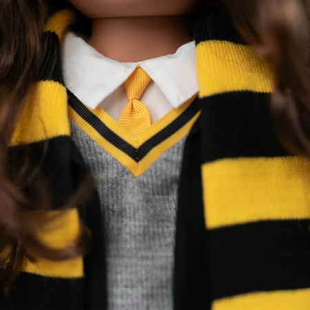 My Life As Harry Potter Hufflepuff Posable 18-inch Doll, Brunette Hair, Brown Eyes