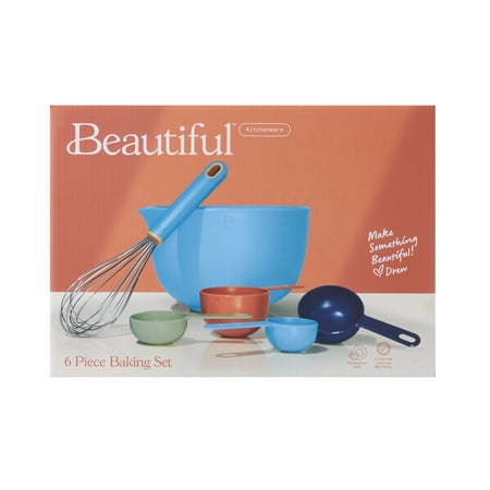Beautiful 6-piece Essential Baking Set, Store Only Item, Item and Color May Vary by Location, 1 Baking Set by Drew Barrymore, Other