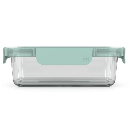 Ello 3.4 Cup Duraglass Glass Containers and Plastic Locking Lids, Set of 2