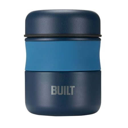 BUILT 10oz Double Wall Vacuum Insulated Food Jar Thermoses Blue