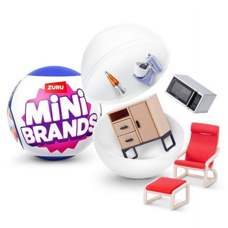 Mini Brands Home Capsule, Novelty Unbox Surprise, by ZURU, Ages 3+