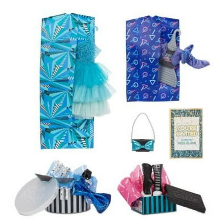 LOL Surprise OMG Present Surprise Fashion Doll Miss Glam With 20 Surprises And 5 Fashion Looks - Toys for Girls Ages 4+
