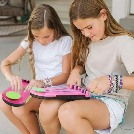 Jaawind Friendship Bracelets Making Kit for Girls, DIY Arts and Crafts for Kids Ages 6-12, Making Kit with 20 Pre-Cut Threads and Accessories, Birthday Christmas Gifts for Kids
