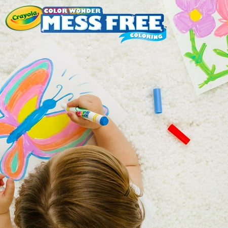 Crayola Color Wonder Trolls Coloring Set, Beginner Child, 18 Pages