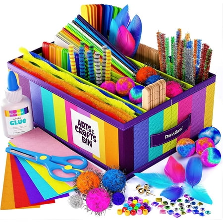 Dan&Darci Crafting Materials Box Kits Multicolor Arts & Crafts Supplies 500 Piece Kit