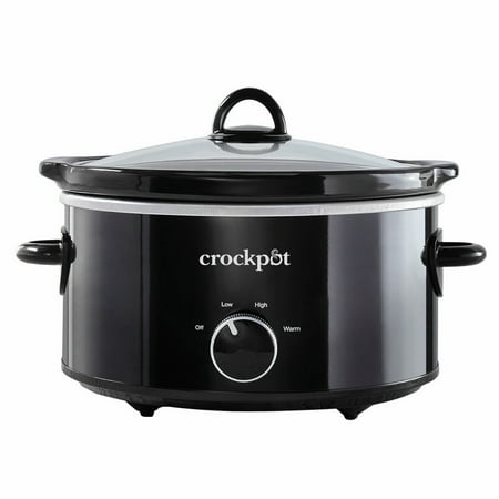 Crock-Pot? 4-Quart Classic Slow Cooker, Black