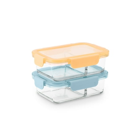 Ello Glass Microwave Safe Fruit, Vegetables Food Storage Container (2 Count)