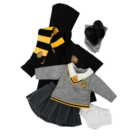 My Life As Harry Potter Hufflepuff Posable 18-inch Doll, Brunette Hair, Brown Eyes