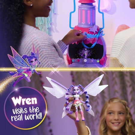 HOLOBRITE Pixie Lantern, Virtual Dancing and Interactive Games, 5" Pixie Doll, 200+ Ways to Play, Ages 6 up