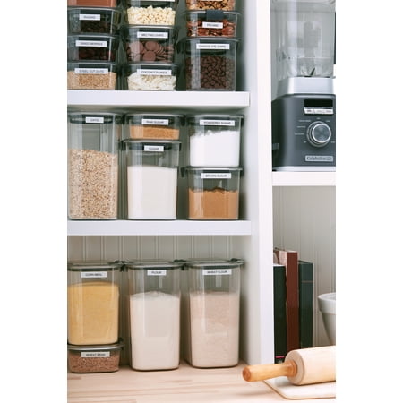 Rubbermaid Brilliance Pantry Airtight Food Storage Container, BPA-free Plastic, 16 Cup, Clear, 160cm|62.99" (10-11 years), 16 Cup