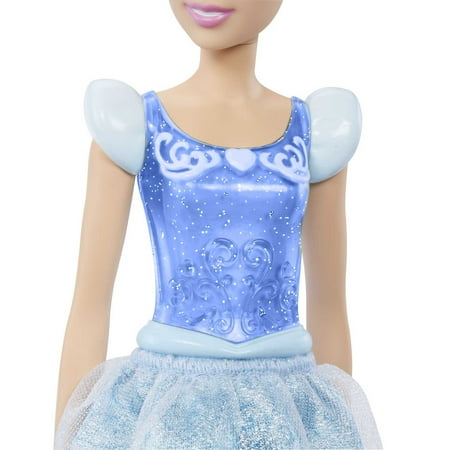 Disney Princess Cinderella Fashion Doll with Blonde Hair, Blue Eyes & Hair AccessoryOne Size,